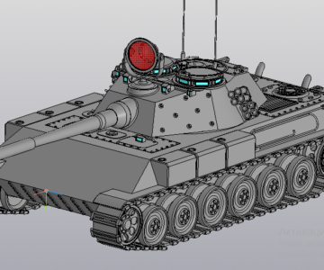 3D модель Тяжёлый танк Е-60