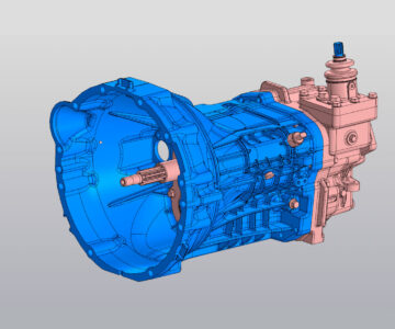 3D модель Модель КПП Dymos УАЗ Патриот