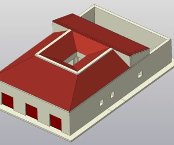 3D модель Римский жилой дом атриумно-перистильного типа