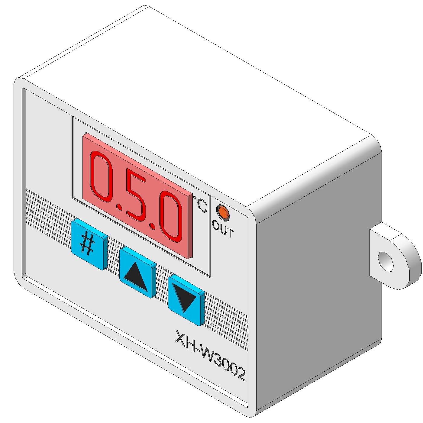 3D модель Терморегулятор цифровой XH-W3002