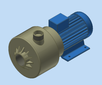 3D модель Насос Debem MB 110