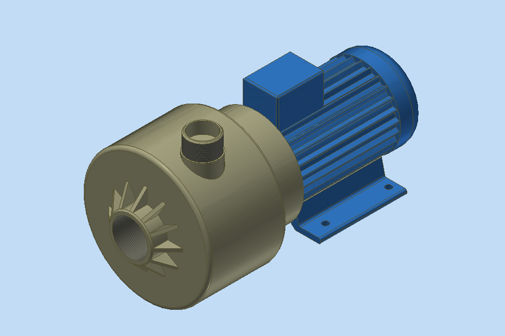 3D модель Насос Debem MB 110