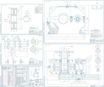 Чертеж Курсовая работа на тему: Проектирование редуктора к приводу.