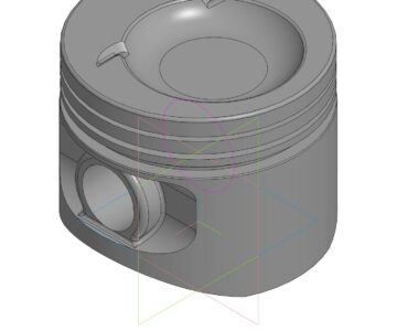 3D модель Поршень Нива Шевроле