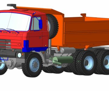 3D модель 3D грузового автомобиля  TATRA 815 S3