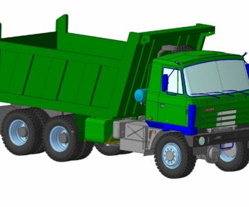 3D модель Модель грузового автомобиля TATRA 815 S1