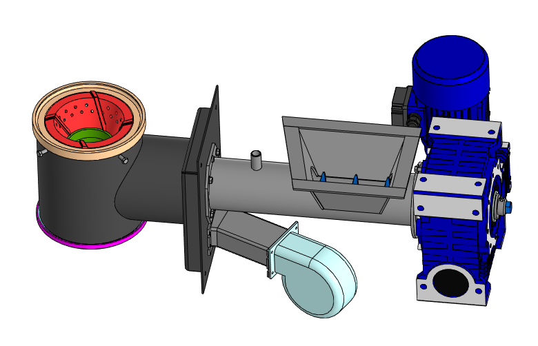 3D модель Устройство подачи твёрдого топлива типа PPS STANDARD