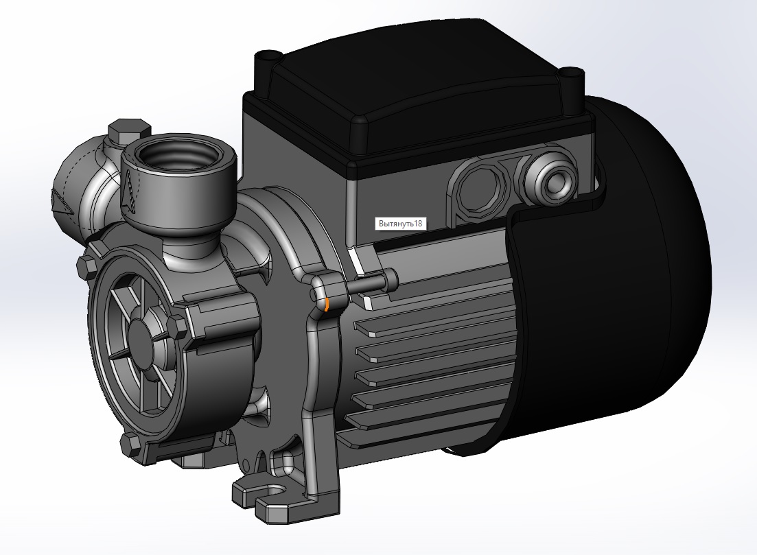 3D модель Насос Grundfos PF 1-30 CVBP - 99126433