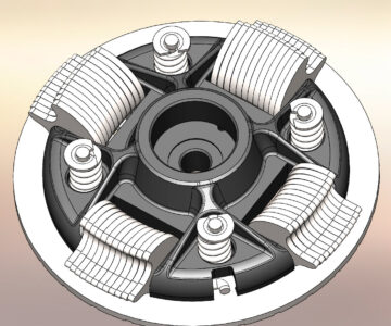 3D модель Диск сцепления нажимной для редуктора с автомат. сцеплением 173FR-190FR