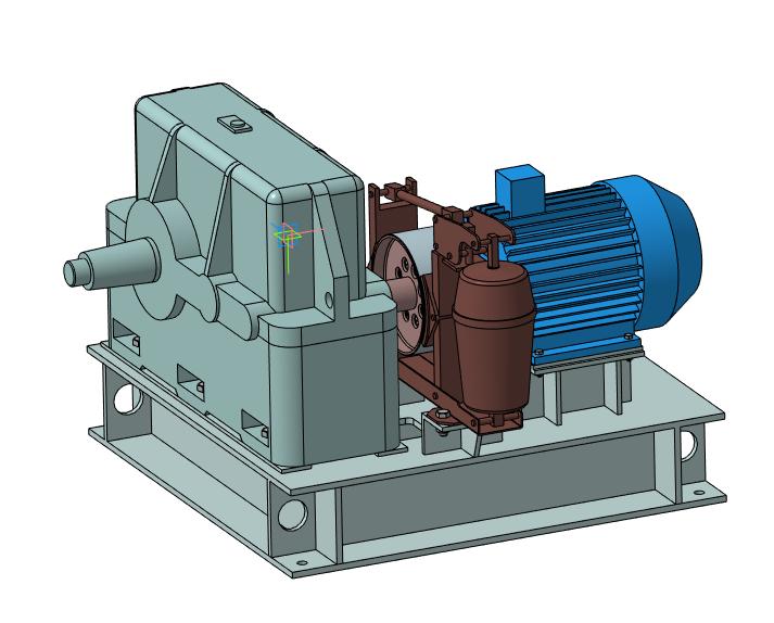 3D модель Привод на основе Ц2У-315