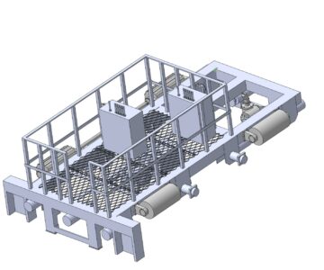 3D модель Установка правки вагонов УП-2М