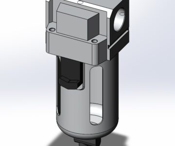 3D модель Воздушный фильтр для пневмооборудования AF30-F03