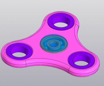 3D модель 3D Модель спинера