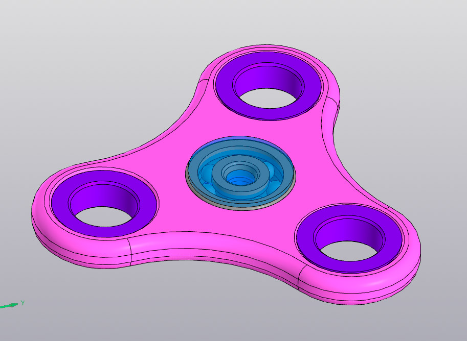 3D модель 3D Модель спинера