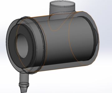 3D модель Фильтр воздушный ФВ 725.1109510 (Donaldson FRG150112)