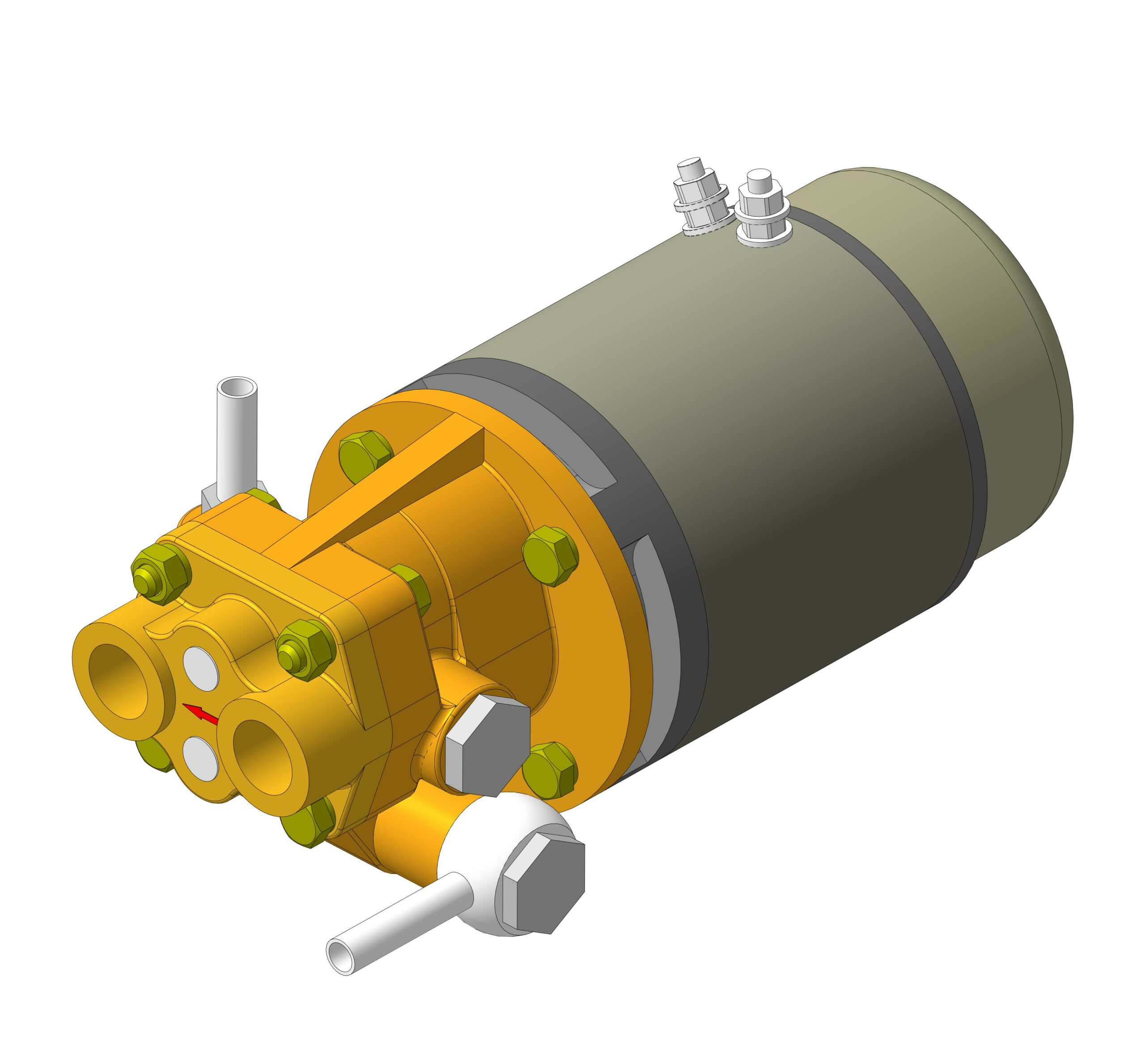 3D модель Насос маслозаачивающий МЗН-2