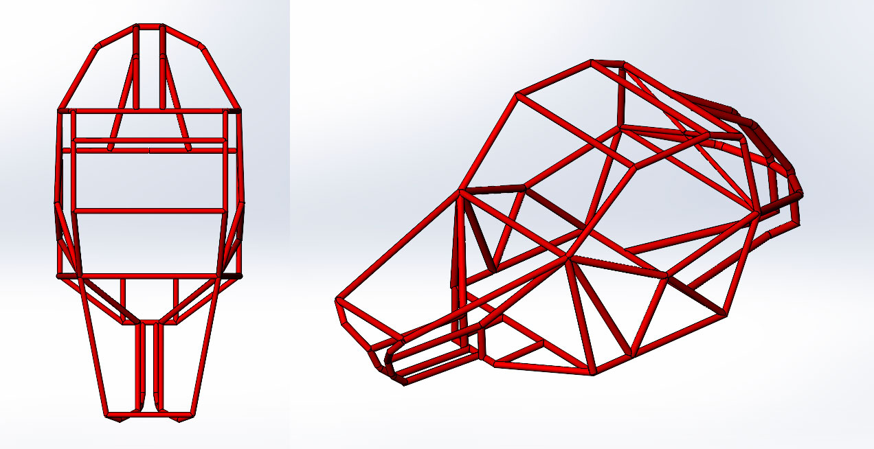 3D модель Рама багги 3D Модель