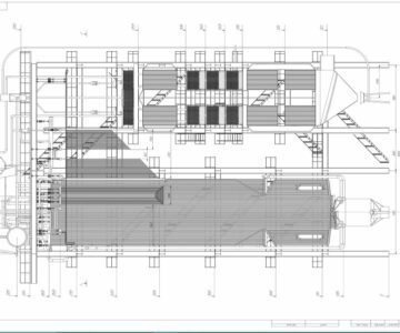 Чертеж Курсовой проект "Комплексный расчет котельного агрегата БКЗ-320-140Ж"