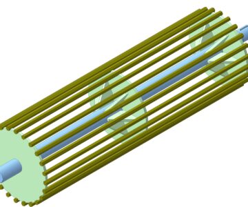 3D модель Барабан приводной D=325 B=1000