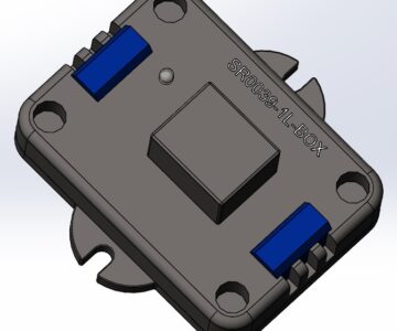 3D модель Модуль релейный в корпусе SR0039-1L-BOX