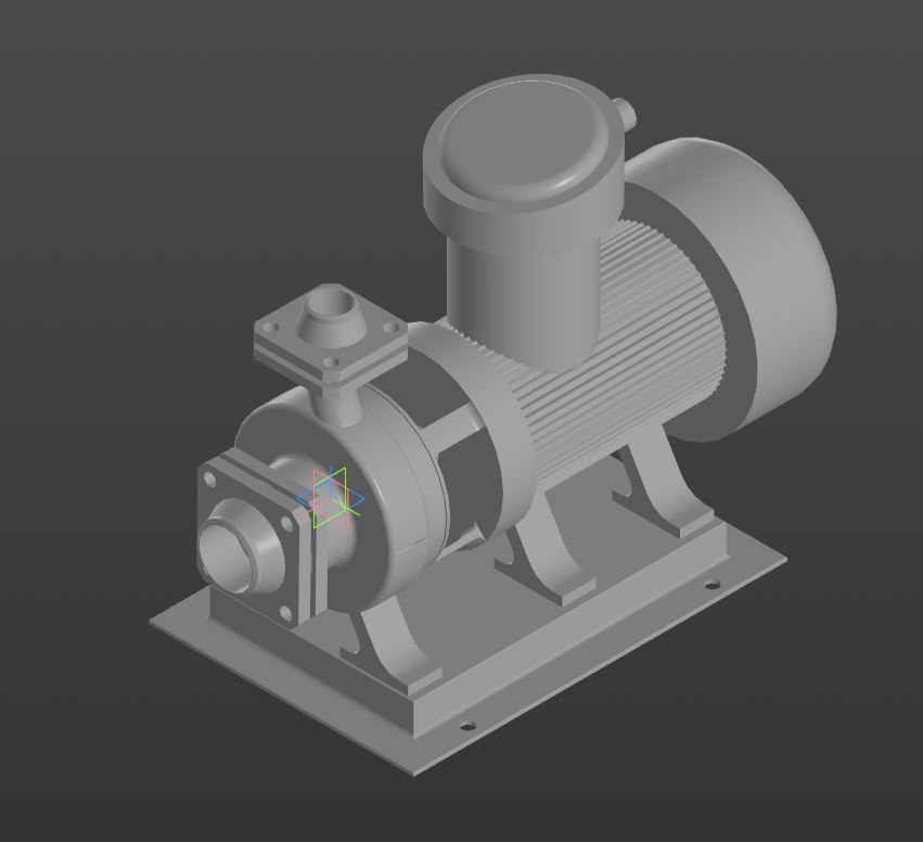 3D модель Насос КМ 80-50-200-Е