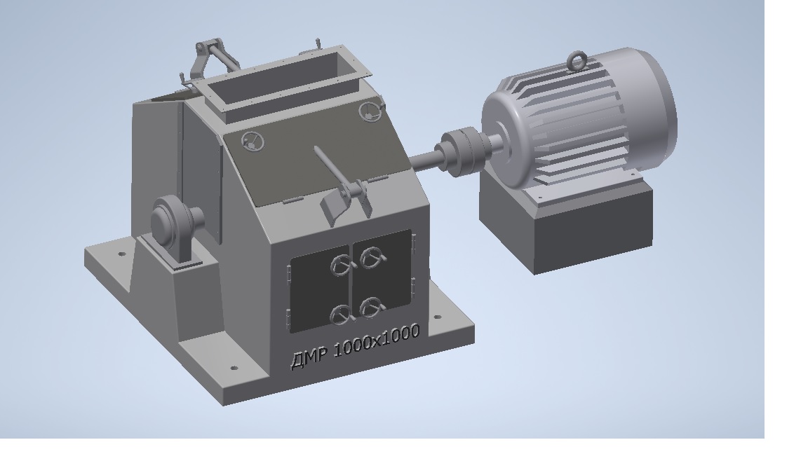 3D модель Дробилка молотковая ДМР 1000х1000