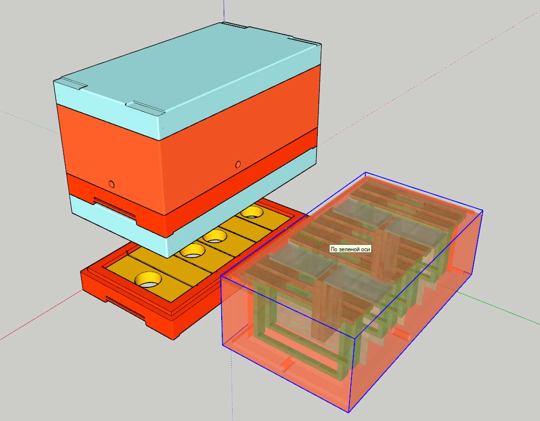 3D модель Микронуклеус для пчел