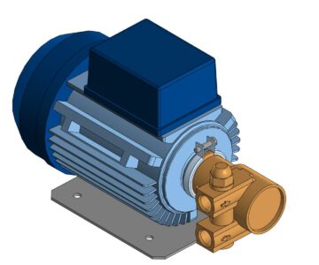 3D модель Насос роторно-лопастной PROCON