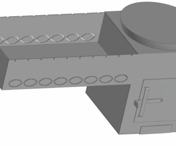 3D модель Печь под казан с мангалом