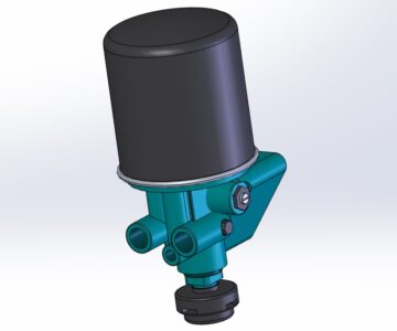 3D модель Осушитель сжатого воздуха (влагоотделитель) А01.03.000
