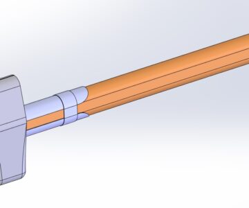 3D модель Кувалда в SolidWorks