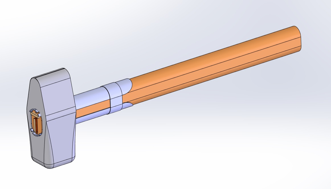 3D модель Кувалда в SolidWorks