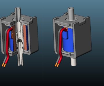 3D модель Воздушный клапан 3-12V