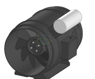 3D модель Вентилятор взрывозащищенный TD-800/200 ATEX Soler & Palau