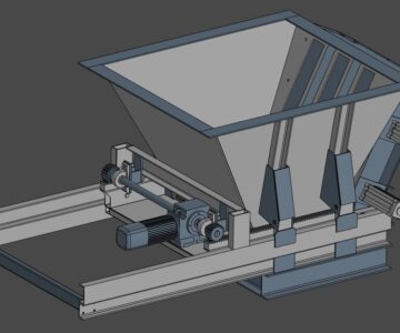 3D модель "Колормикс" установка для изготовления разноцветной тротуарной плитки