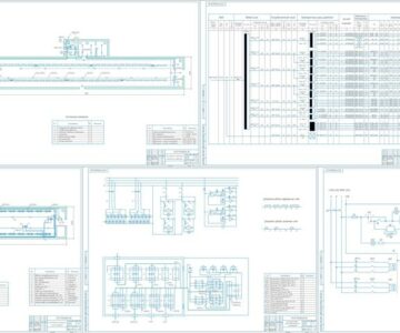 Чертеж Электрификация свинарника-маточника с разработкой средств местного обогрева