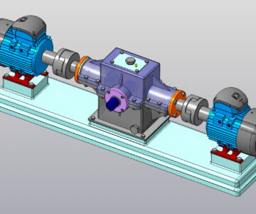 3D модель Редуктор с 2 активными приводами