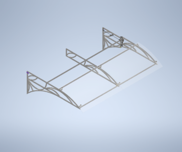 3D модель Навес массой 179 кг.