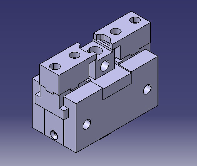 3D модель Захват пневматический CATIA