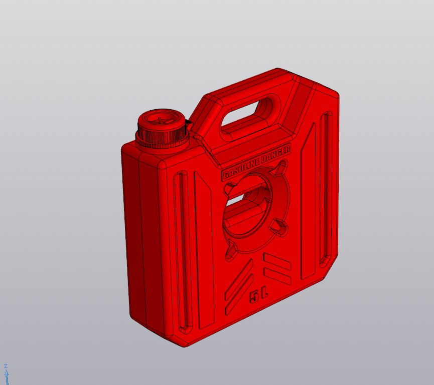 3D модель Канистра Экстрим 5л