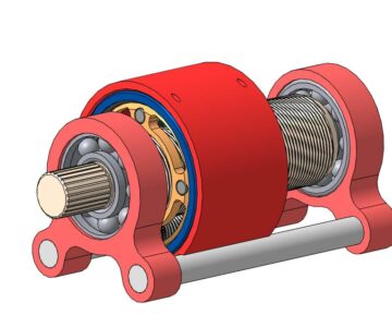 3D модель Макет роликовинтового механизма