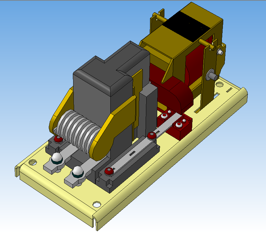 3D модель Контактор КМ42V2