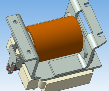 3D модель Контактор КН192М