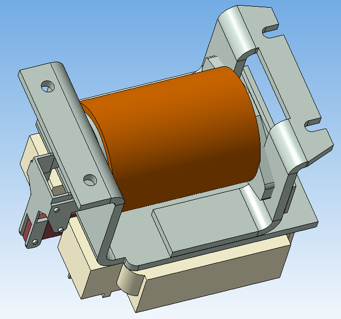 3D модель Контактор КН192М