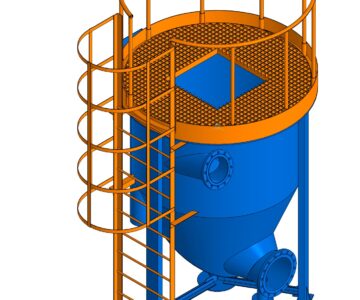 3D модель Зумпф шламовых вод V=5 м3