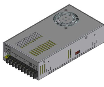 3D модель Блок питания NES-350 Mean Well