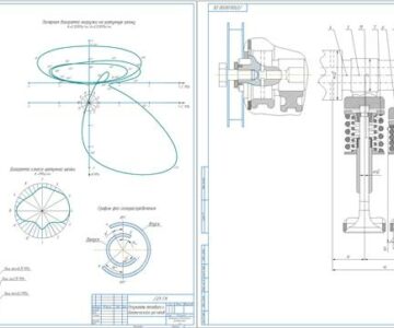 Чертеж Разработка 4-х цилиндрового дизельного двигателя с разработкой клапанного механизма