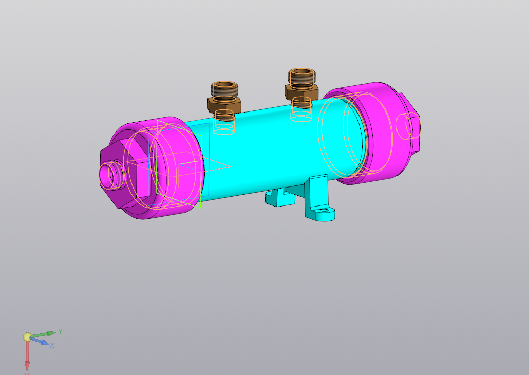 3D модель Гидрозамок МЧ00.33 в Компас-3D 20