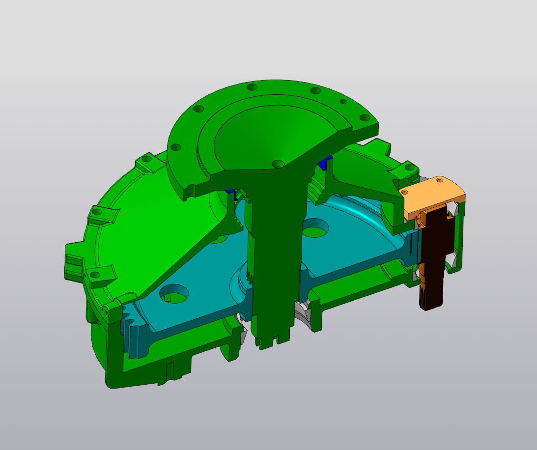 3D модель Редуктор зерноуборочного комбайна John Deere S600