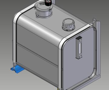 3D модель Гидробак ИМ50-3.01.00.00